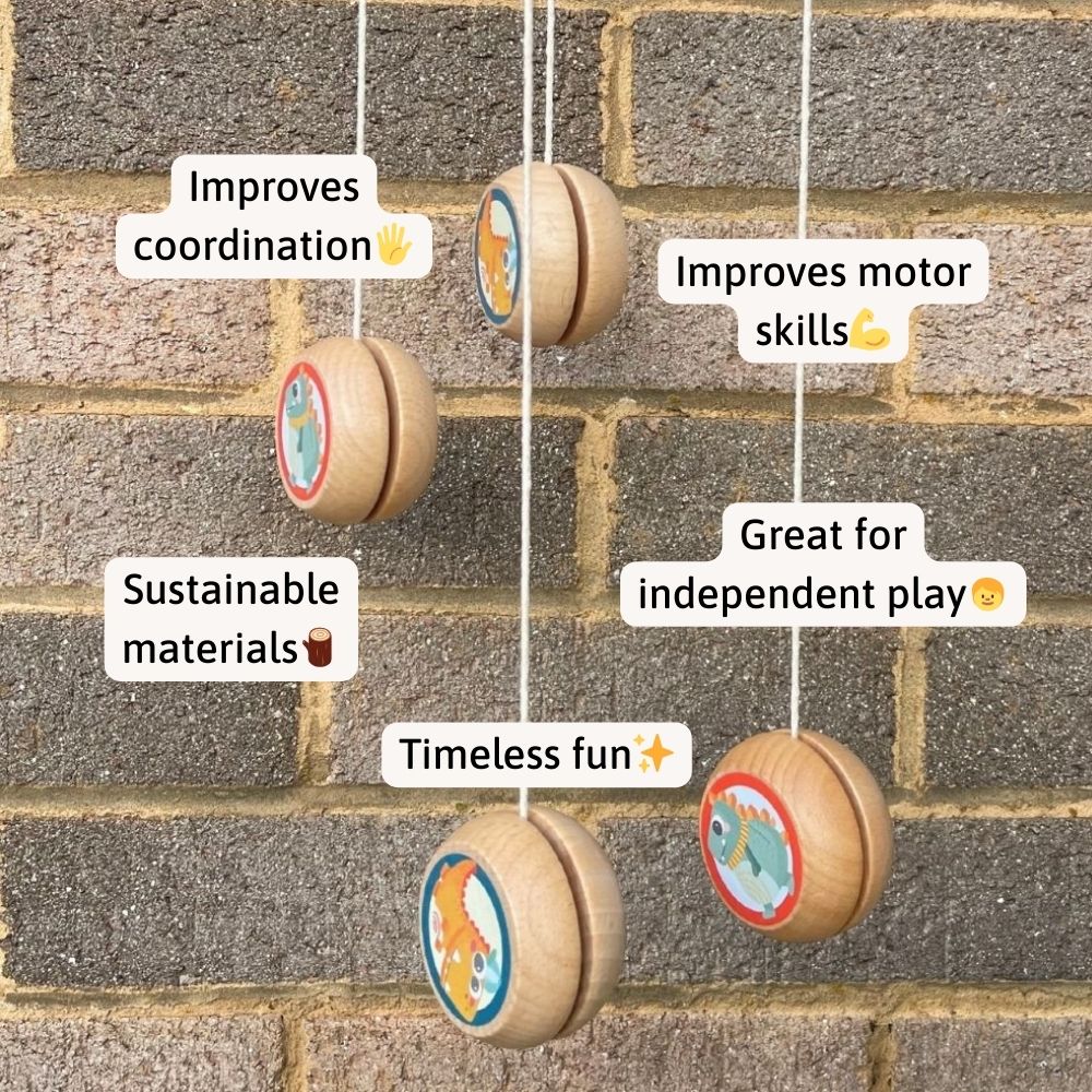 Wooden Yoyo - Kid's Toy - Image 7